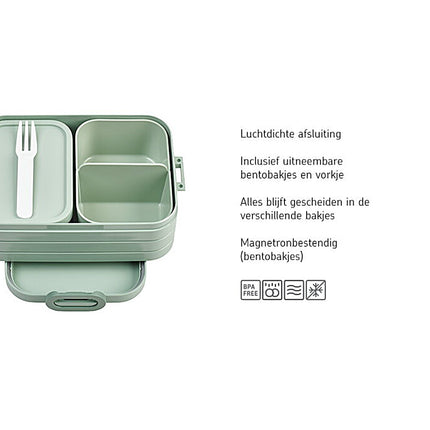 Mepal Bento Lunchbox Take a Break midi - vivid blue