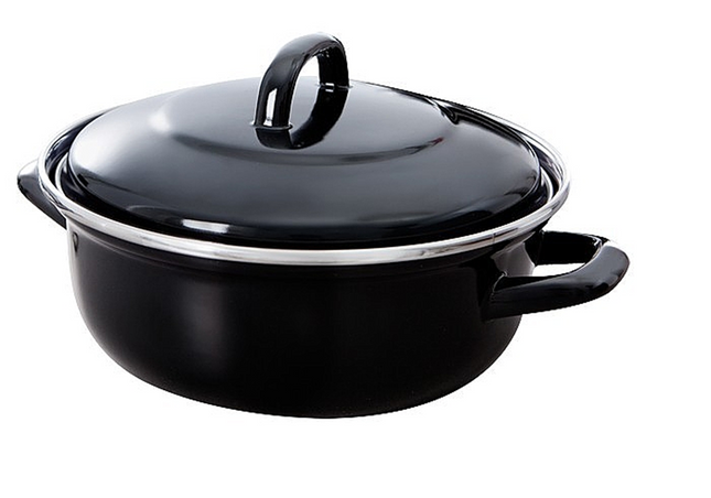 BK Fortalit Braadpan Zwart - 4 liter