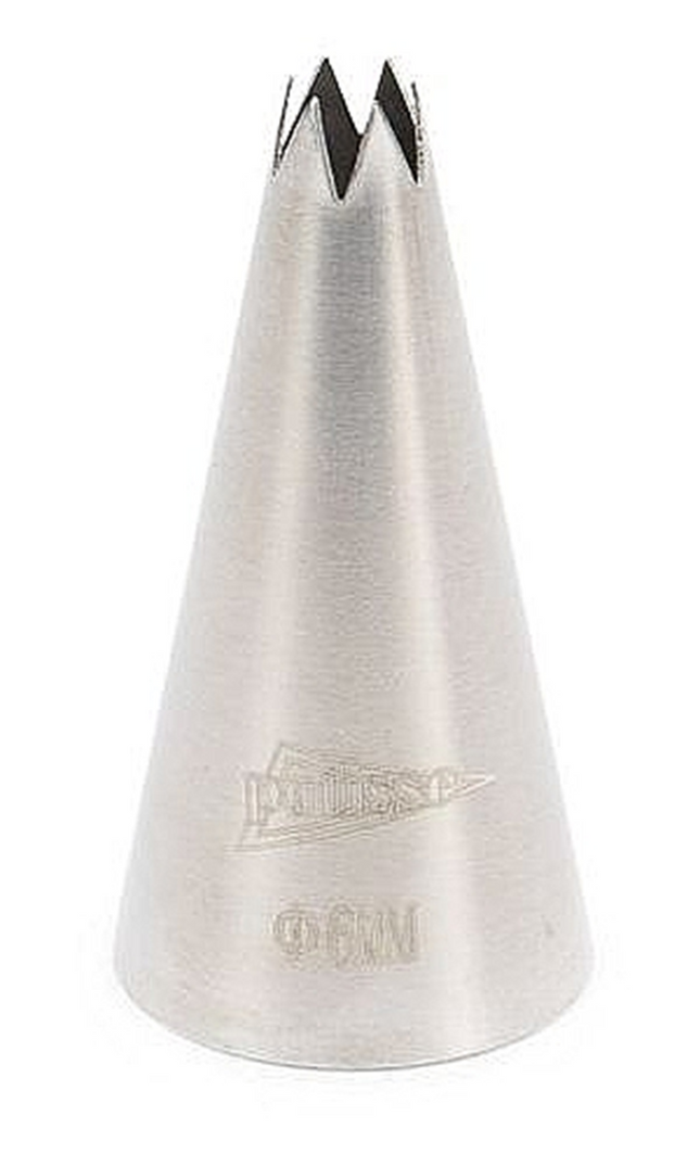Patisse Spuitmondje Ster RVS - 5 mm
