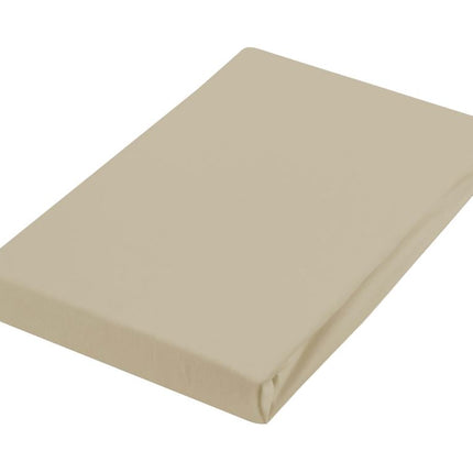 Hoeslaken Beddelicious Jersey Maat: 180-200/200-220 cm, Kleur: Mocca