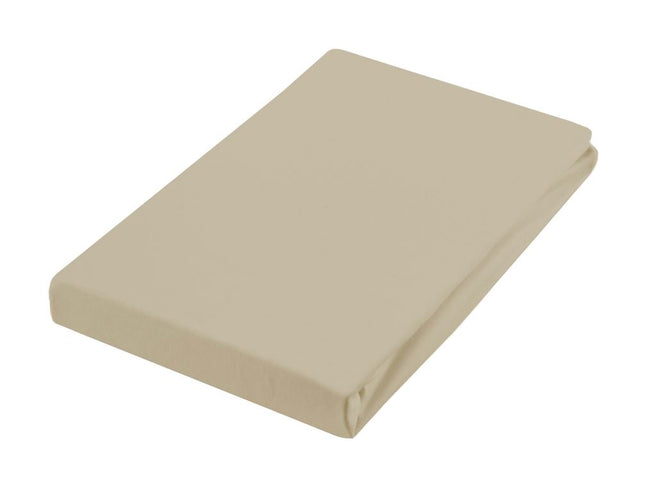 Hoeslaken Beddelicious Jersey Maat: 180-200/200-220 cm, Kleur: Mocca
