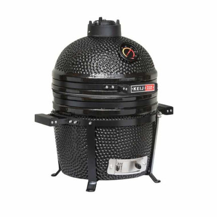 Keij Kamado Pro Compact Glanzend Zwart  15 Inch