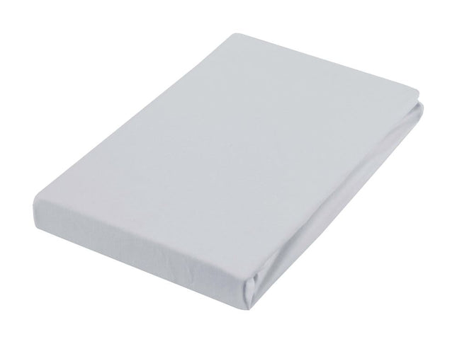 Hoeslaken Beddelicious Jersey (split) Maat: 140-160/200-220 cm, Kleur: Mousegrey
