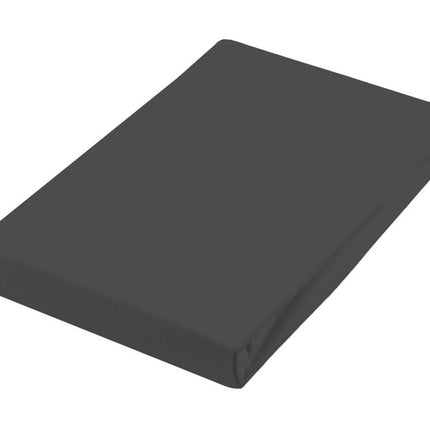 Hoeslaken Beddelicious Jersey (split) Maat: 180-200/200-220 cm, Kleur: Nightgrey