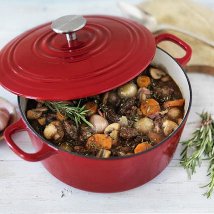 BK Bourgogne Braadpan 24 CM - Chili Red