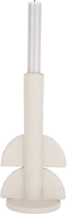 Present Time Candle holder Half Bubble polyresin - ivory