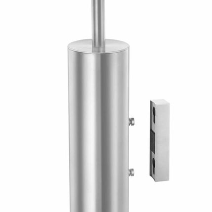 Zack Tubo Wand-toiletborstelset rvs
