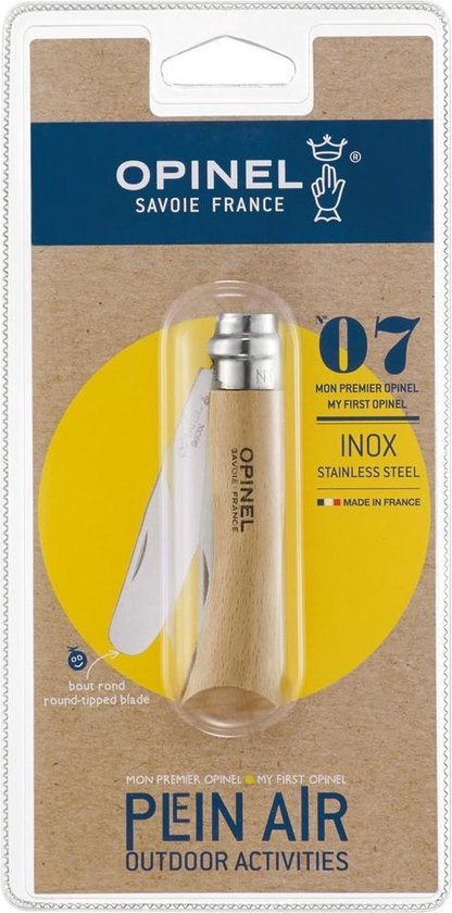 Zakmes Nº7 Junior Mon Premier Opinel - RVS