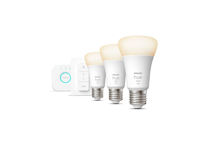 Philips HueW 9.5W A60 E27 3set sw EU