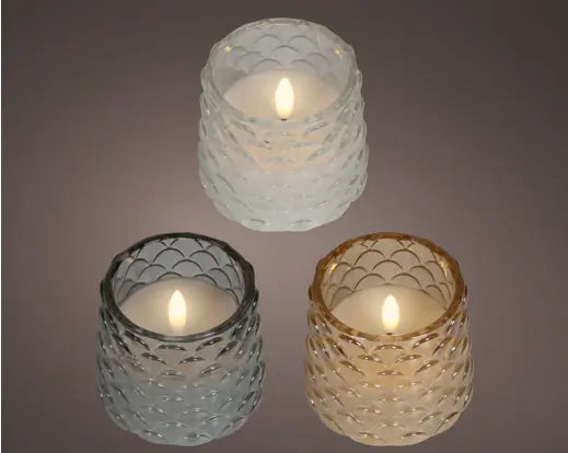 LED kaars voor binnen - 8 x 7 cm