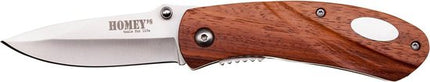 Homeij Zakmes StandBy K1 lock RVS/hout