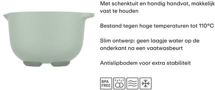 Mepal Chef It Beslagkom 3000 ml - nordic sage