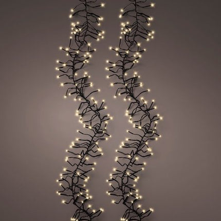 Lumineo LED Cluster Lights voor binnen+buiten - 4,2 meter - 448 lamps - Soft Gold