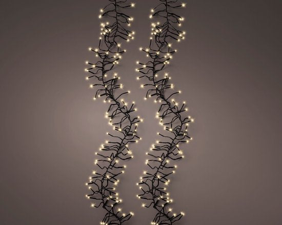 Lumineo LED Cluster Lights voor binnen+buiten - 4,2 meter - 448 lamps - Soft Gold
