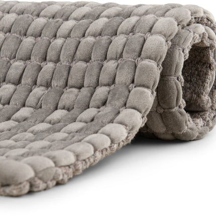Heckettlane Badmat Vellutato light grey 60x100 cm