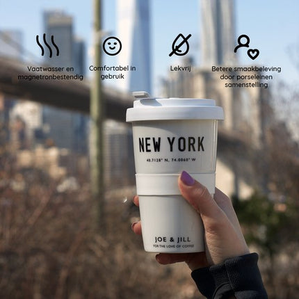 Joe&Jill Coffee to Go Mok 330 ml - New York