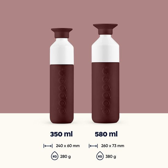 Dopper Insulated Drinkfles - 350 ml - Cedar Brown