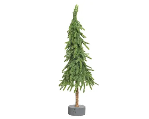 Merry boom glitter voor binnen - 20 x H60 cm - Groen