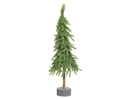 Merry boom glitter voor binnen - 13 x H45 cm - Groen