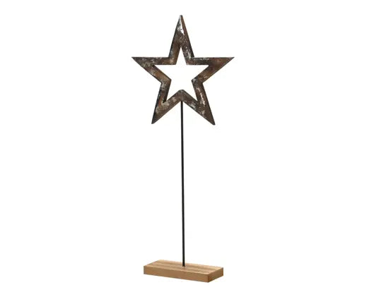 Ster MDF - 29,5 x 7 x H65 cm - Bruin