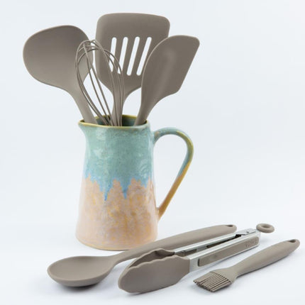 Tools2Cook wok/opscheplepel - Nutmeg Grey