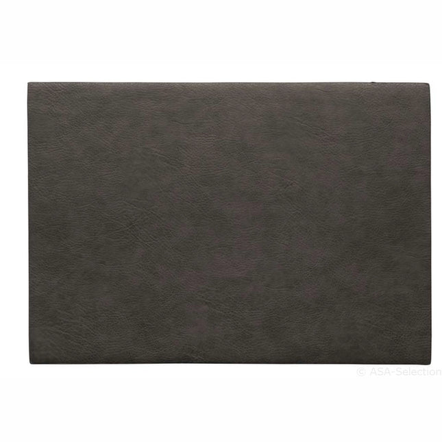 ASA Vegan Leather Placemat  33x46 cm - mushroom