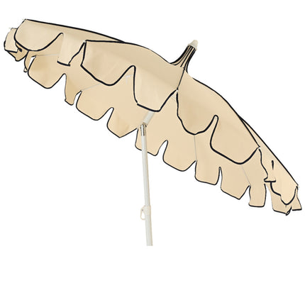 Parasol pagodemodel - Ø 195 cm - wit/blauw