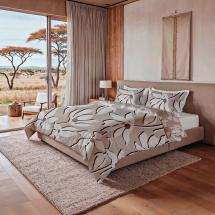 Heckettlane Dekbedovertrek Sanaa 240x200/220 cm Safari sand