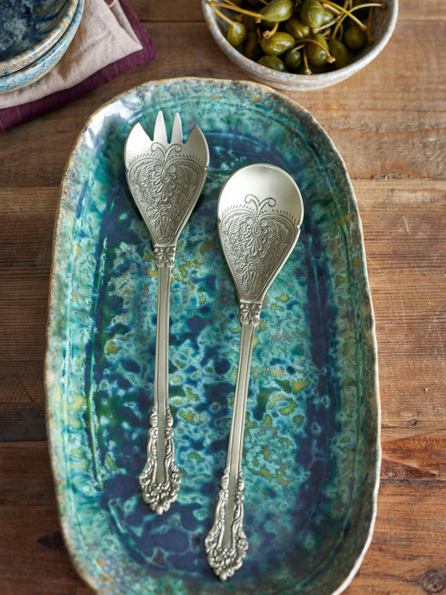 Bloomingville Kalima Salade bestek set/2 brass