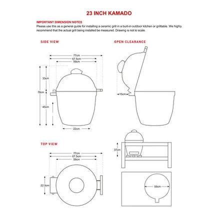 Keij Kamado Legend XLarge Groen 23 Inch