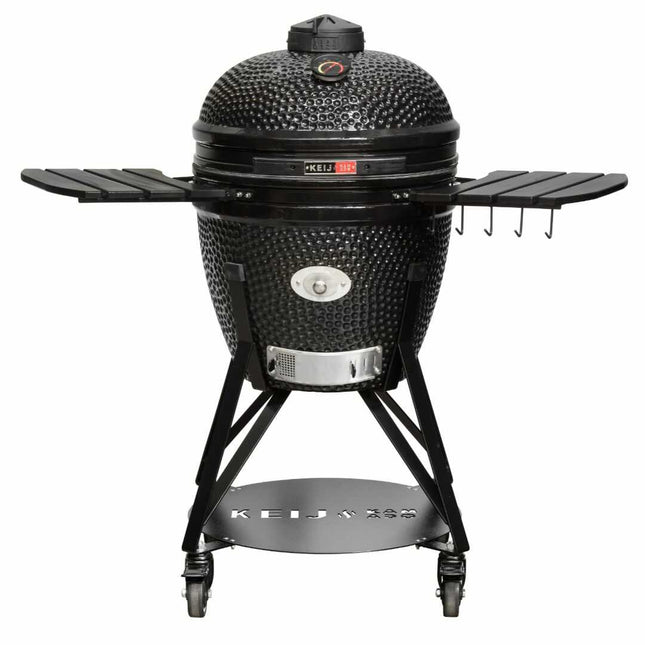 Keij Kamado Pro Large Glanzend Zwart  21 Inch