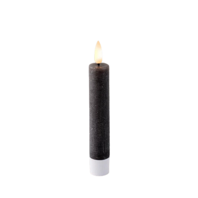 Lumineo LED dinerkaars wax - 2,2x14,5cm - grijs