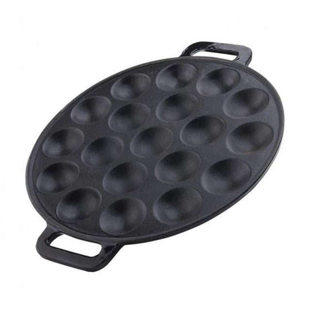 Poffertjespan 25 cm zwart